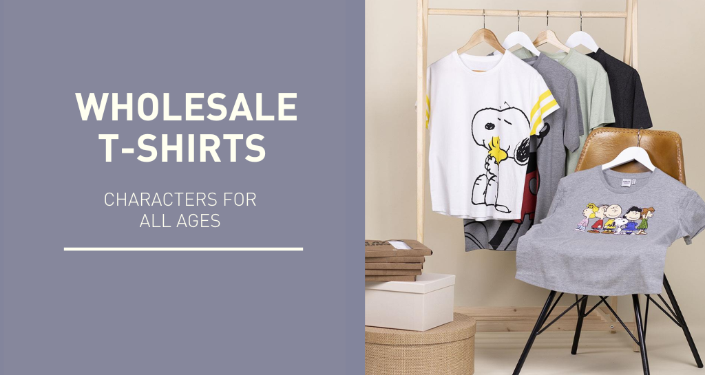 Wholesale T-shirts: characters for all ages