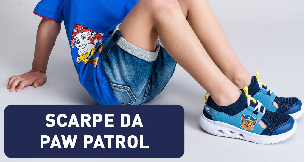 Sneakers Paw Patrol, i migliori alleati per le avventure dei bambini