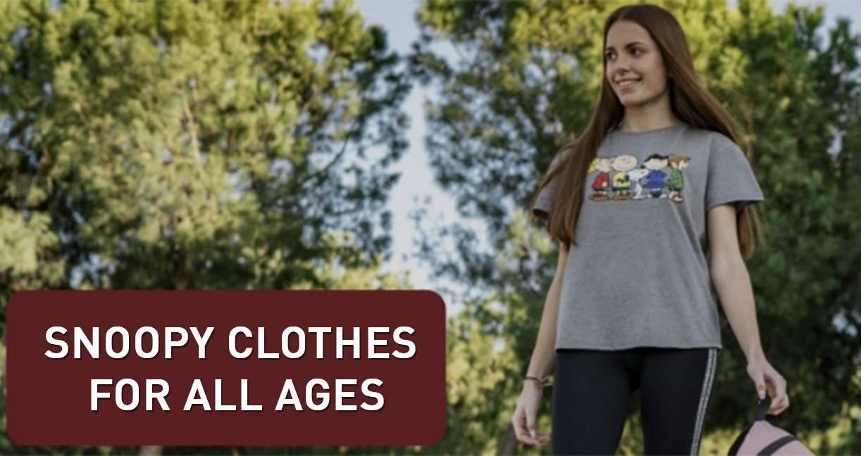 Snoopy clothing for all ages, check out what's new!