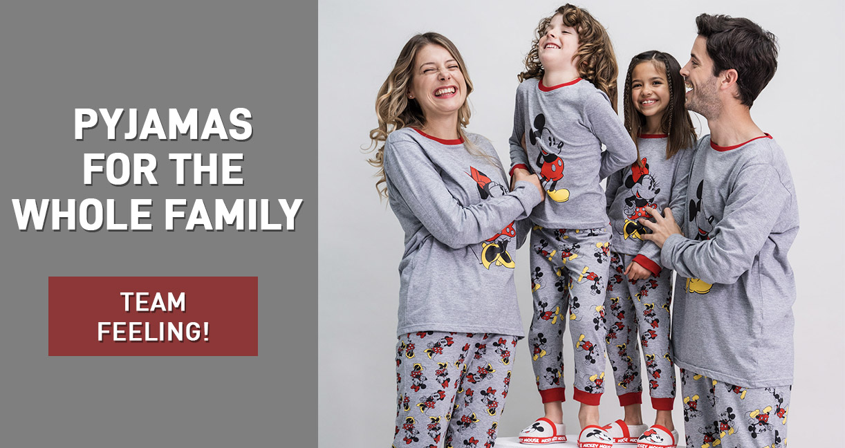 Pyjamas for the whole family: feeling like a team!