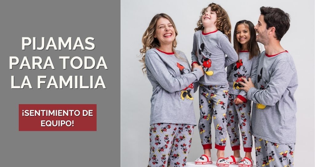Pijamas para toda la familia: ¡sentimiento de equipo!