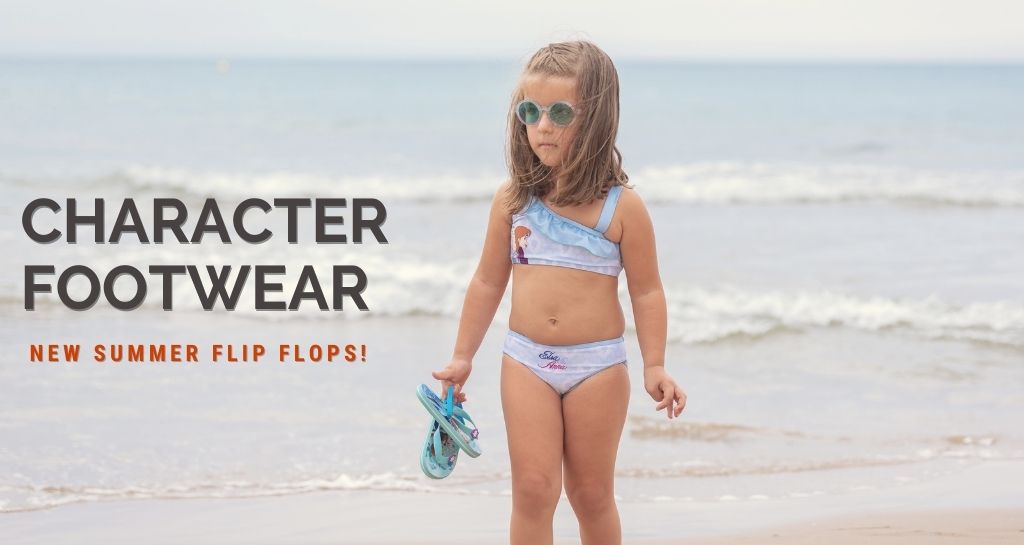 Character footwear: discover our new summer flip flops